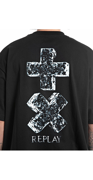 REPLAY X MAR＋IN GARRI&times; コラボTシャツ 詳細画像